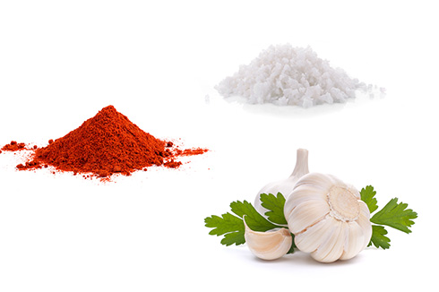 Assaisonnement de la lotte ail et paprika lefishgourmand